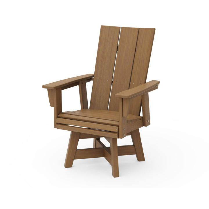 Modern Curveback Adirondack Swivel Dining Chair