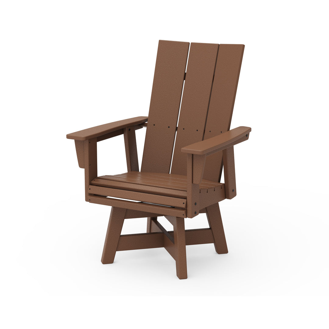 Modern Curveback Adirondack Swivel Dining Chair