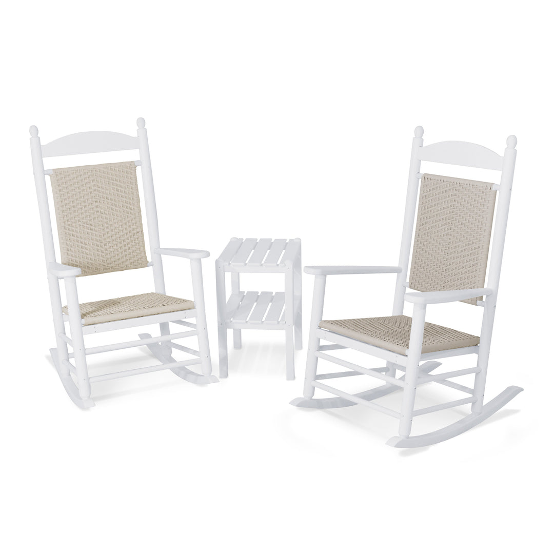 Jefferson 3-Piece Woven Rocker Set