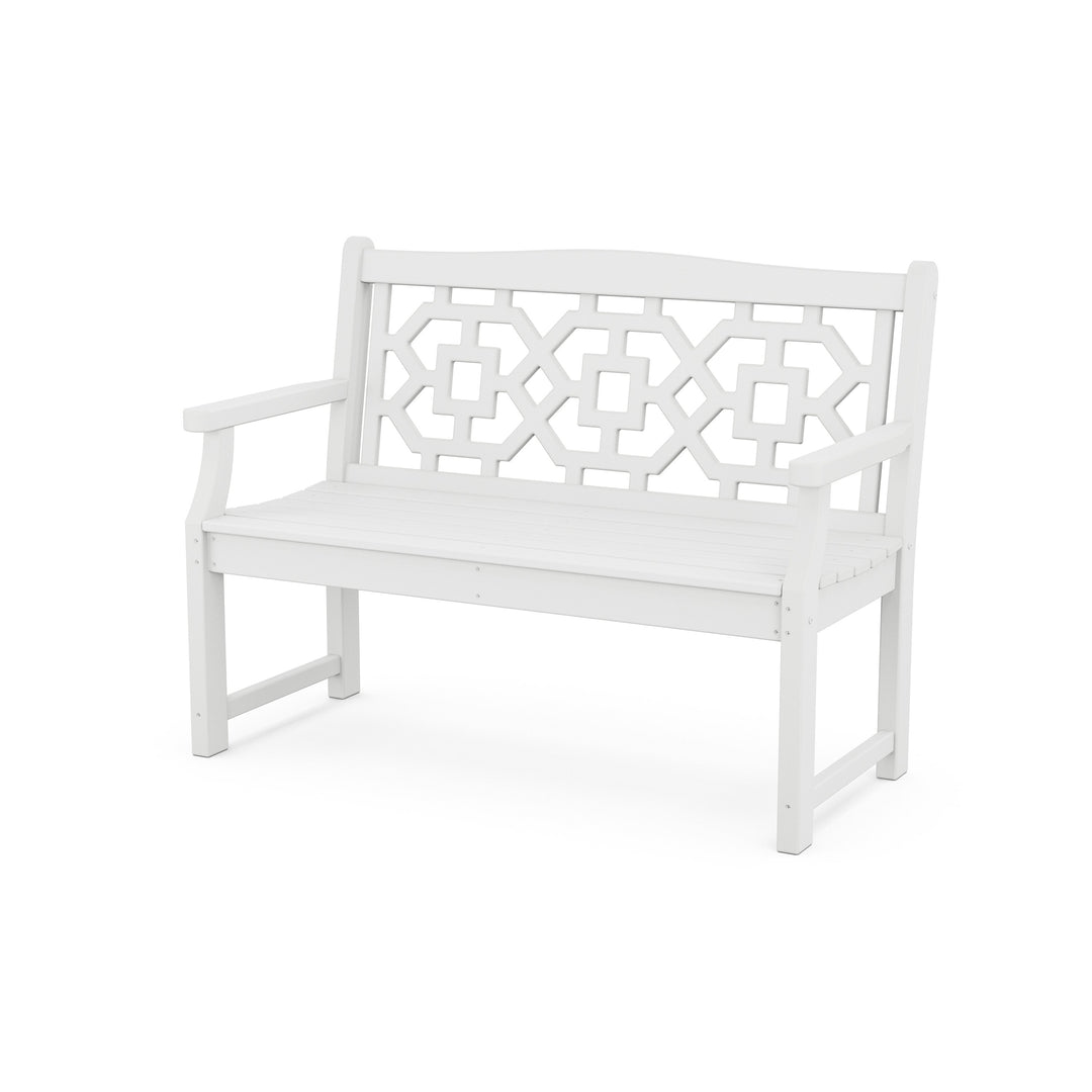 Chinoiserie 48" Garden Bench