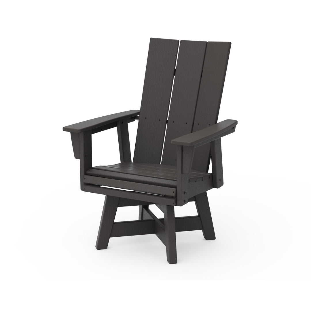 Modern Curveback Adirondack Swivel Dining Chair