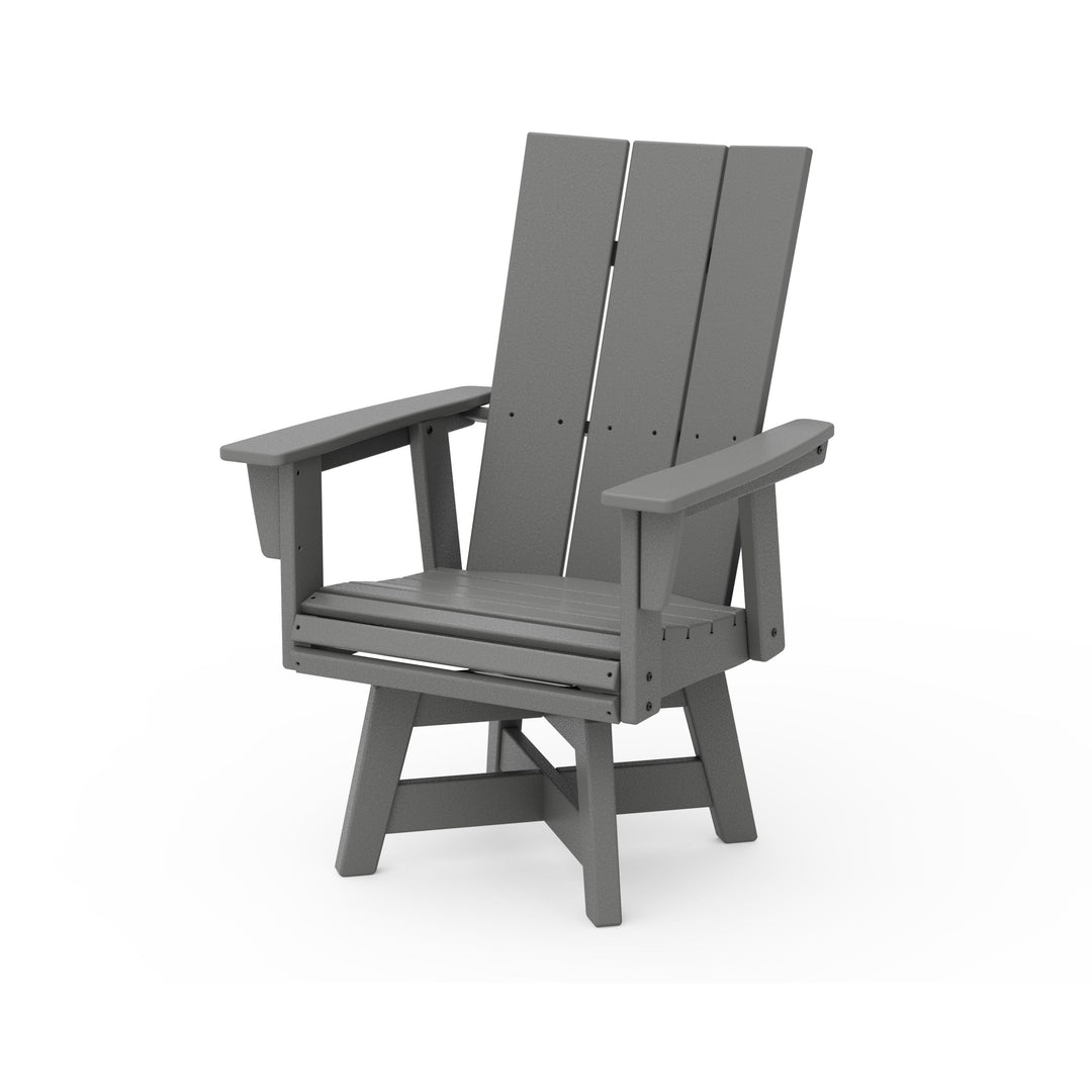 Modern Curveback Adirondack Swivel Dining Chair